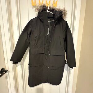 Quince Women Responsible Down Hooded Long Parka Black Medium